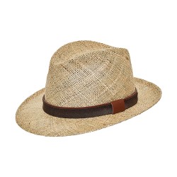 Fedora Seagrass Leather R