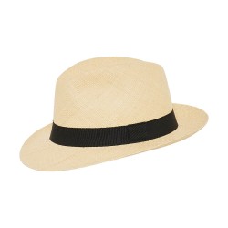 Original Panama Hat Borsalino Piccolo Natural Black R
