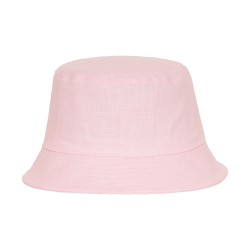 Πάνινο Bucket Linen Ροζ