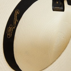Claudette Panama Fine Wide Brim Beige