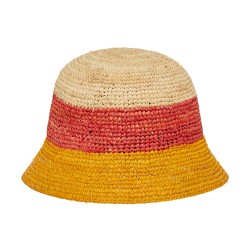 Bucket Piccolo Raffia Crochet Senape