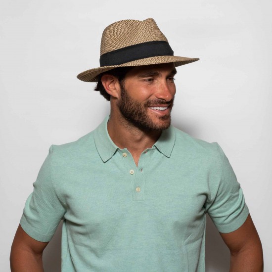 Cuba Fedora Twisted Seppia Μαύρο Cuba Fedora Twisted Seppia Μαύρο