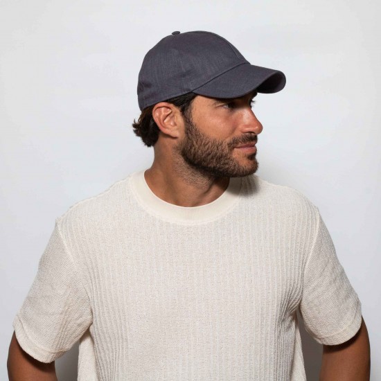 Καπέλο Baseball Linen Buckle Χακί Καπέλο Baseball Linen Buckle Χακί