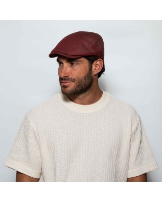 Ivy Linen Chambray Μπορντό