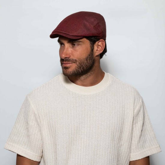 Ivy Linen Chambray Μπορντό Ivy Linen Chambray Μπορντό