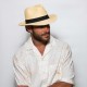Original Panama Hat Borsalino Piccolo Natural Black R Original Panama Hat Borsalino Piccolo Natural Black R