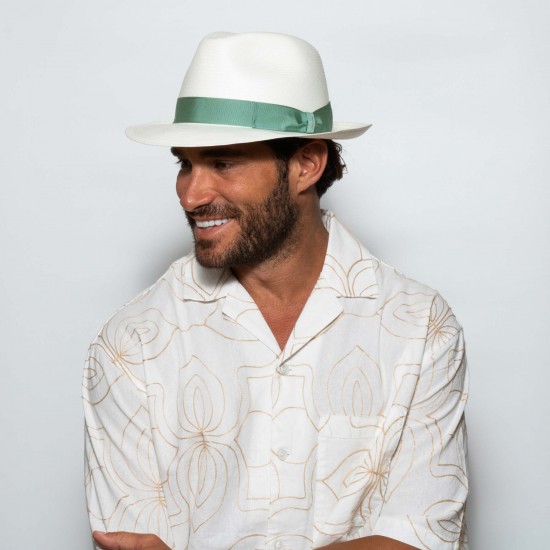 Federico Panama Fine Medium Brim Smeraldo Federico Panama Fine Medium Brim Smeraldo