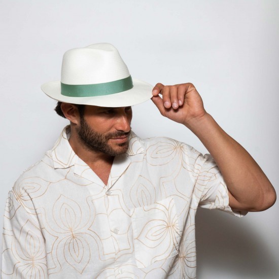 Federico Panama Fine Medium Brim Smeraldo Federico Panama Fine Medium Brim Smeraldo