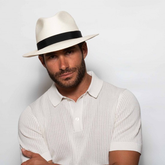 Original Panama Hat Ottimo Black Original Panama Hat Ottimo Black