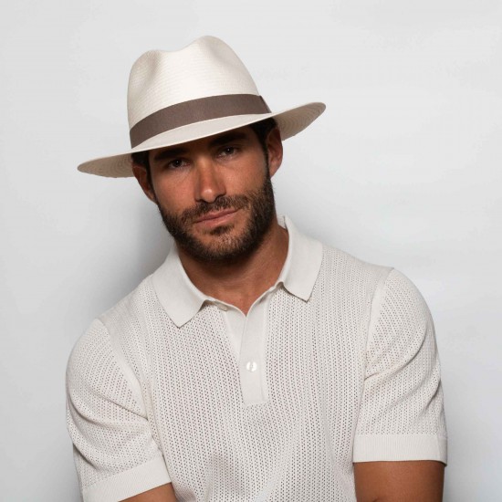 Ψάθινο Fedora Grande Toyo Εκρού Beige R Ψάθινο Fedora Grande Toyo Εκρού Beige R