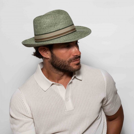 Fedora Πράσινο Striped Solévo Fedora Πράσινο Striped Solévo