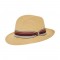 Fedora Beige Striped Solévo