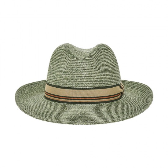 Fedora Green Striped Solévo Fedora Green Striped Solévo