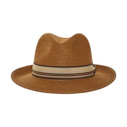 Fedora Brown Striped Solévo 