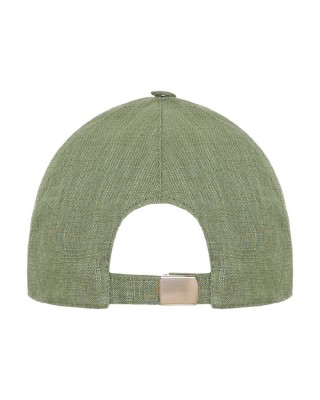 Καπέλο Baseball Linen Buckle Πράσινο