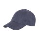 Baseball Cap Linen Buckle Grey Blue Baseball Cap Linen Buckle Grey Blue
