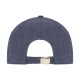 Baseball Cap Linen Buckle Grey Blue Baseball Cap Linen Buckle Grey Blue