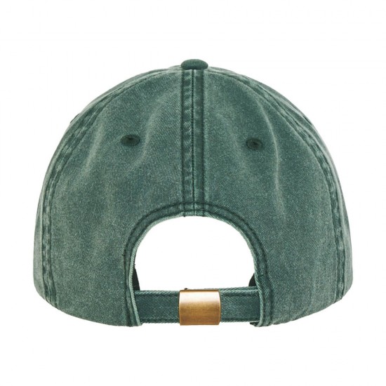 Baseball Washed Cotton Buckle Green Baseball Washed Cotton Buckle Green