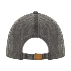 Καπέλο Baseball Washed Cotton Buckle Γκρι Ανθρακί