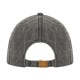 Καπέλο Baseball Washed Cotton Buckle Γκρι Ανθρακί Καπέλο Baseball Washed Cotton Buckle Γκρι Ανθρακί