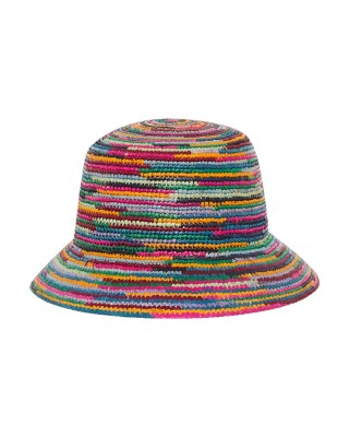 Bucket Cecelia Raffia Multicolor