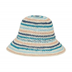 Bucket Woven Sun Hat Μπλε