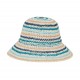 Bucket Woven Sun Hat Blue Bucket Woven Sun Hat Blue
