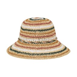 Bucket Woven Sun Hat Καφέ