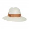 Claudette Panama Fine Wide Brim Beige