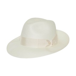 Amedeo Fine Panama Wide Brim White R