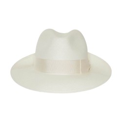 Amedeo Fine Panama Wide Brim White R