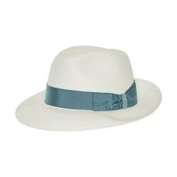 Amedeo Fine Panama Wide Brim Turchino