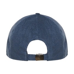 Καπέλο Baseball Linen Buckle Μπλε 