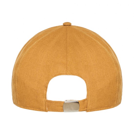 Καπέλο Baseball Linen Buckle Σινάπι