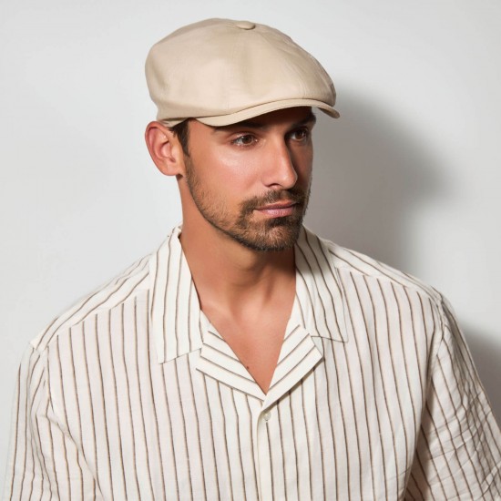 Brooklyn Newsboy Cap Μπεζ 