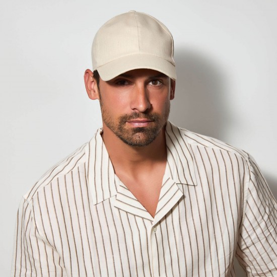 Καπέλο Baseball Linen Buckle Σπαγγί