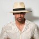 Original Panama Hat Natural Memphis Black R