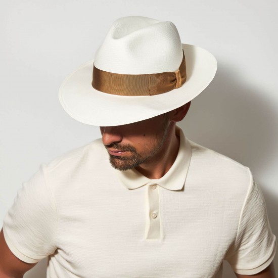 Amedeo Fine Panama Wide Brim Noce R