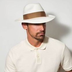 Amedeo Fine Panama Wide Brim Noce R