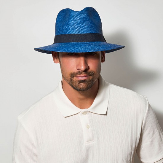 Original Panama Hat Indy Blue