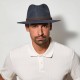 Ιντυ Roll-Up Travel Hat Blue