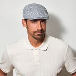 Ivy Cap Prince De Galles Light Blue