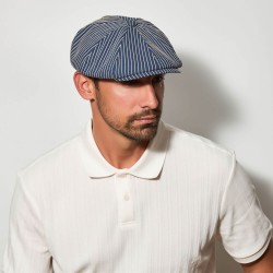 Baker Boy Soft Pinstripe Blue