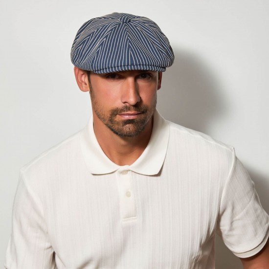 Baker Boy Soft Pinstripe Blue