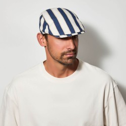 Amalfi Cap Coastal Stripes Blue