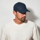 Καπέλο Baseball Linen Buckle Μπλε Σκούρο