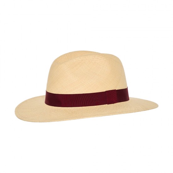 Original Panama Hat Indy Supreme Natural Bordo R