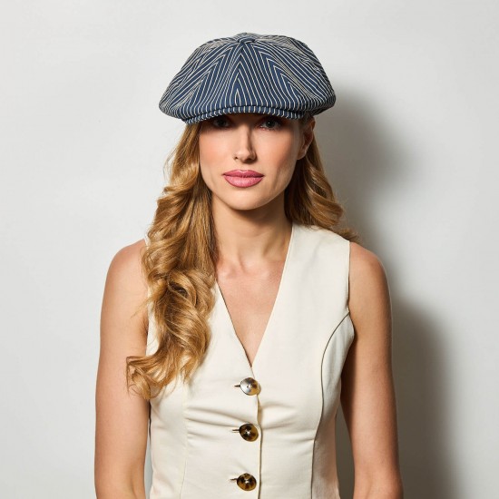 Baker Boy Soft Pinstripe Blue