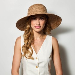 Καπελίνα Capri Raffia Καφέ