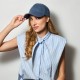 Καπέλο Baseball Linen Buckle Μπλε 
